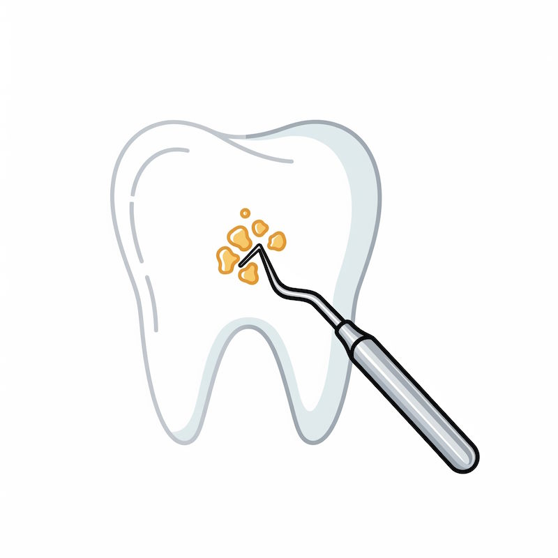 Icono de placa y sarro