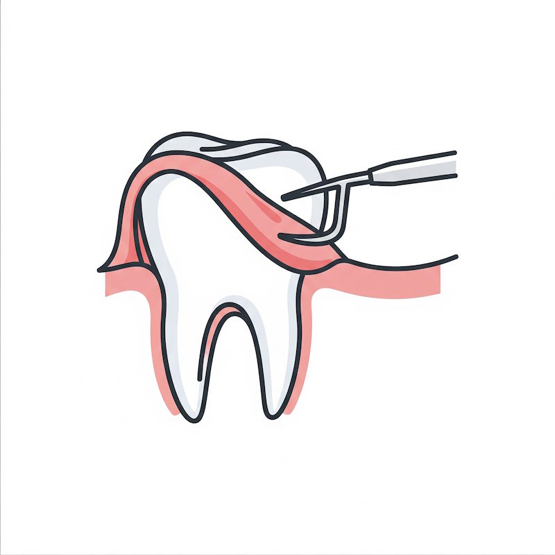 Icono pericoronaritis